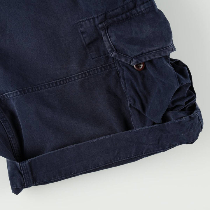 Ralph Lauren POLO RALPH LAUREN cargo shorts, men's size W36 cotton navy blue type Vintage Second Hand