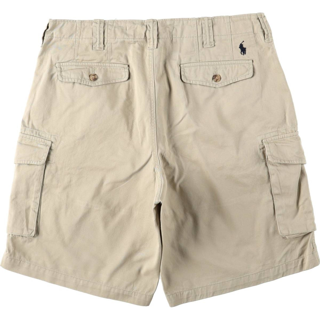 Ralph Lauren POLO RALPH LAUREN RELAXED FIT Cargo Shorts (Men's size W37 equivalent) cotton Beige type Vintage Second Hand
