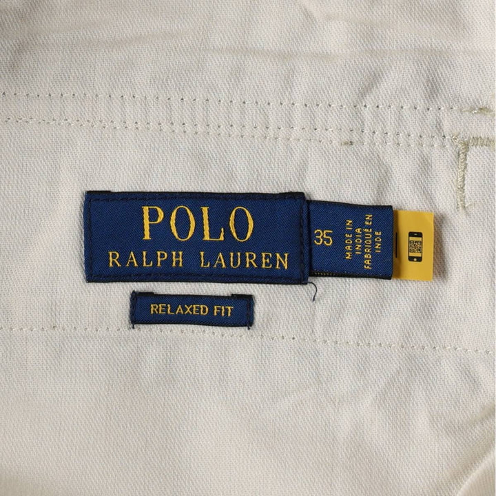 Ralph Lauren POLO RALPH LAUREN RELAXED FIT Cargo Shorts (Men's size W37 equivalent) cotton Beige type Vintage Second Hand