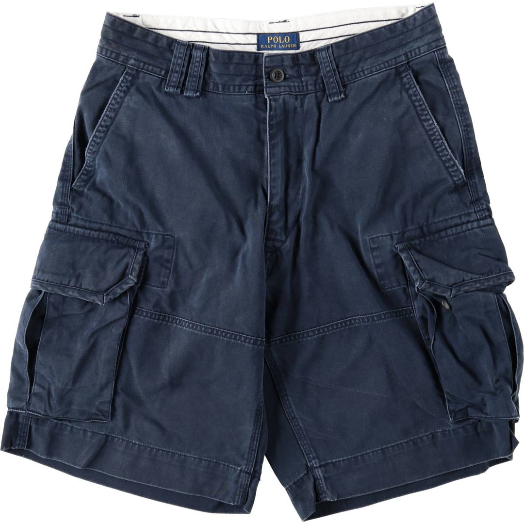 Ralph Lauren POLO RALPH LAUREN RELAXED FIT Cargo Shorts (Men's size W33 equivalent) unclear navy blue type Vintage Second Hand