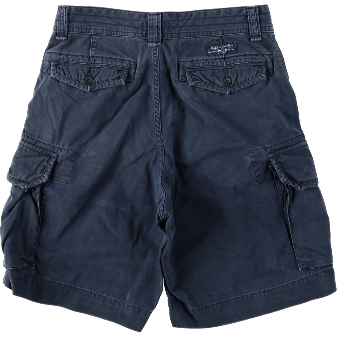 Ralph Lauren POLO RALPH LAUREN RELAXED FIT Cargo Shorts (Men's size W33 equivalent) unclear navy blue type Vintage Second Hand