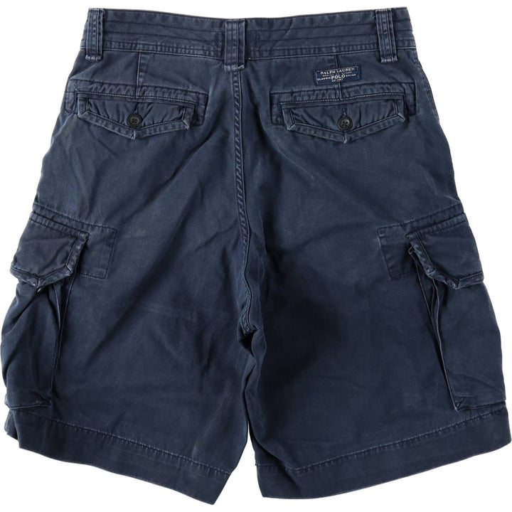 Ralph Lauren POLO RALPH LAUREN RELAXED FIT Cargo Shorts (Men's size W33 equivalent) unclear navy blue type Vintage Second Hand