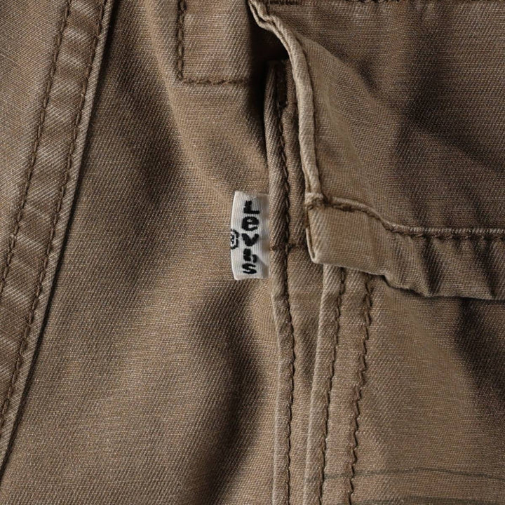 Levi's cargo shorts, men's size W34 (approx.) cotton beige type brown Vintage Second Hand