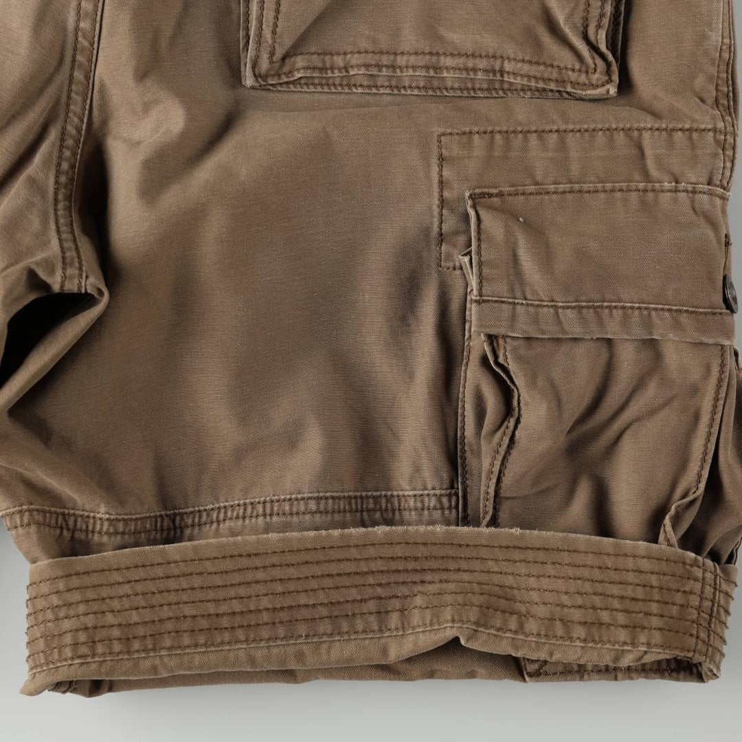 Levi's cargo shorts, men's size W34 (approx.) cotton beige type brown Vintage Second Hand