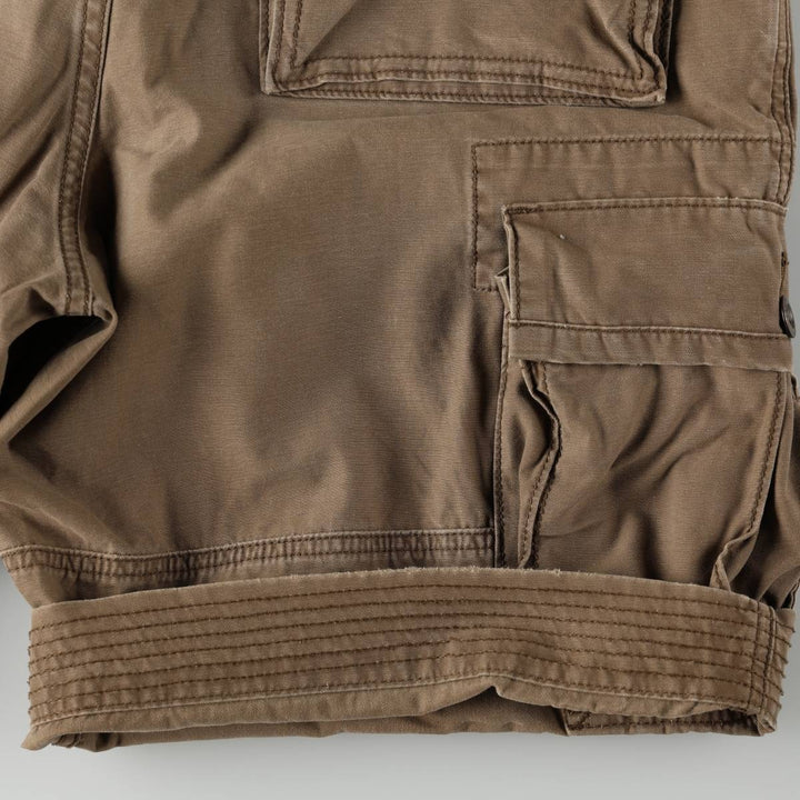 Levi's cargo shorts, men's size W34 (approx.) cotton beige type brown Vintage Second Hand