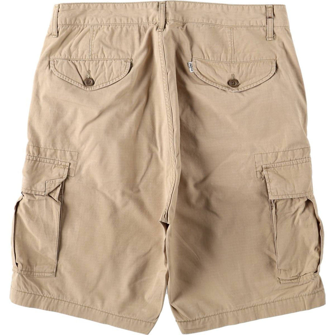 Levi's ripstop cargo shorts, men's size W36 (approx.) cotton Beige type Vintage Second Hand