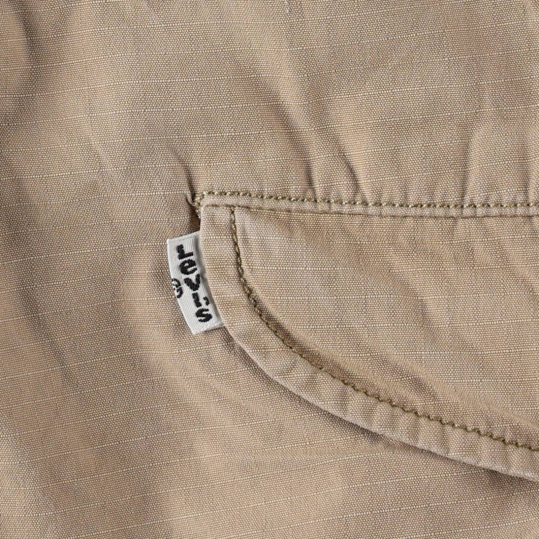 Levi's ripstop cargo shorts, men's size W36 (approx.) cotton Beige type Vintage Second Hand