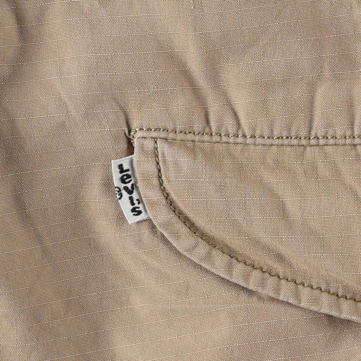 Levi's ripstop cargo shorts, men's size W36 (approx.) cotton Beige type Vintage Second Hand