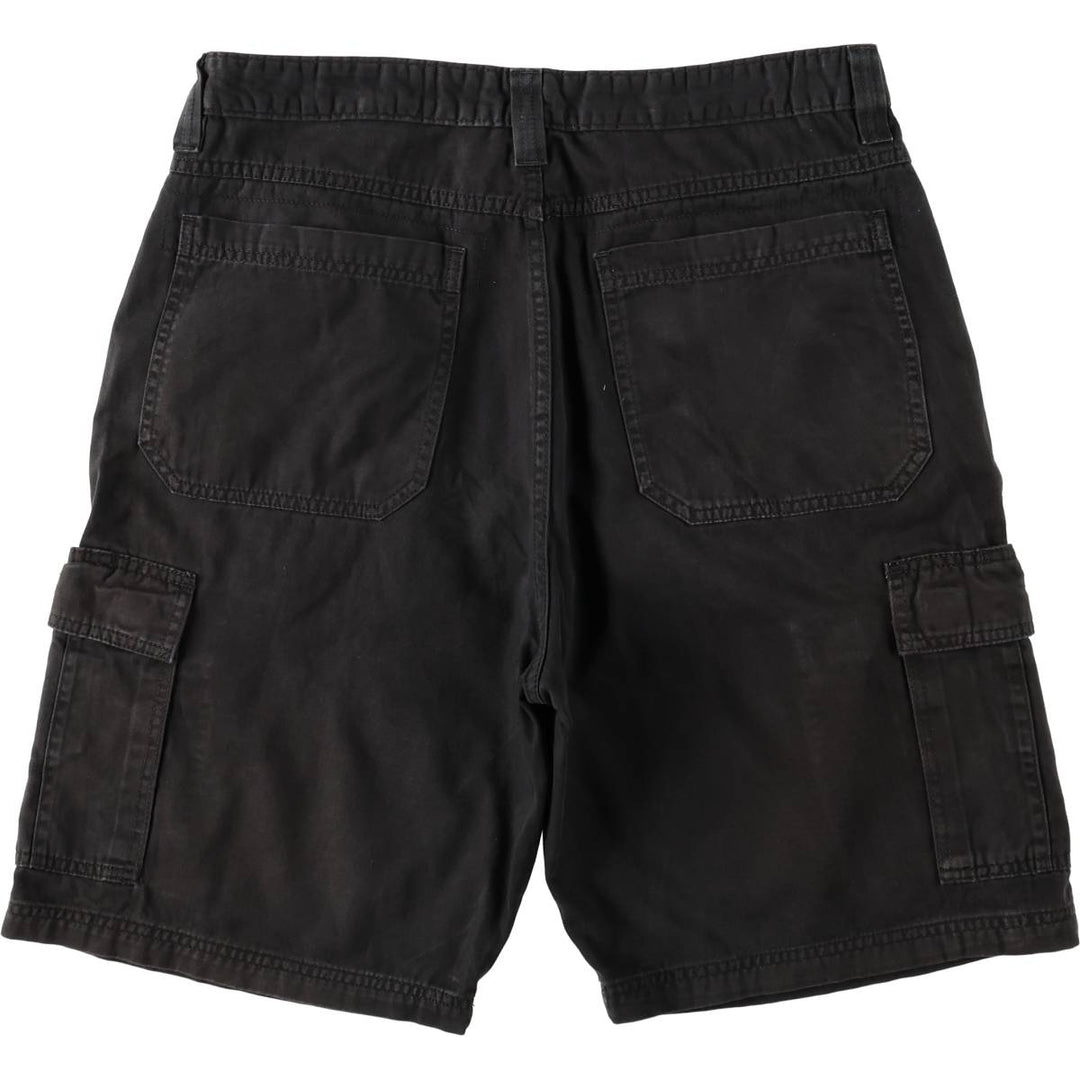 Wrangler cargo shorts, men's size W34 (approx.) cotton black type Vintage Second Hand