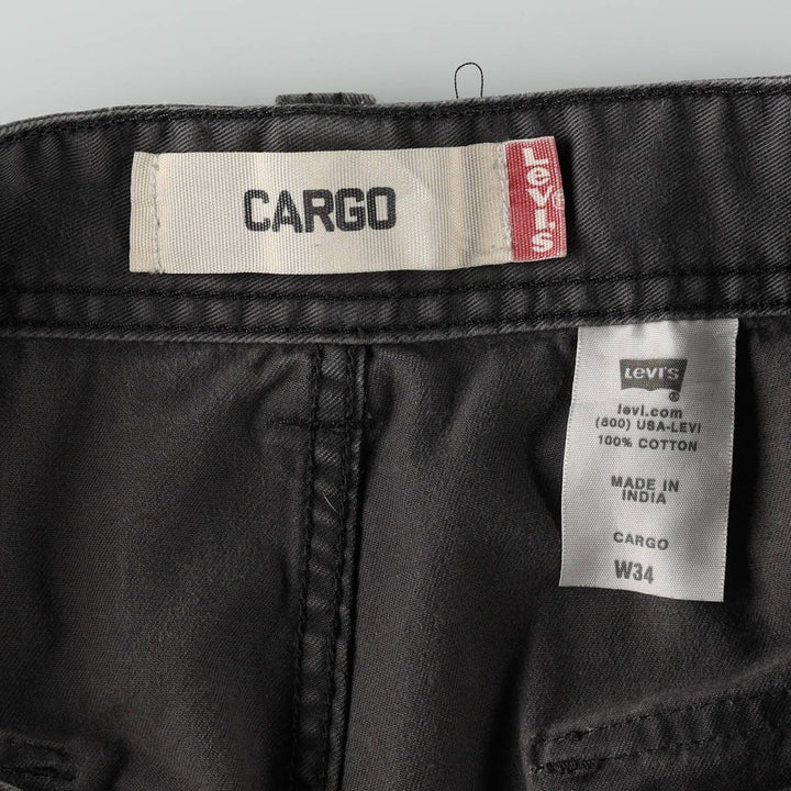 Levi's CARGO Cargo Shorts, Men's Size W34 (approx.) cotton gray type Vintage Second Hand