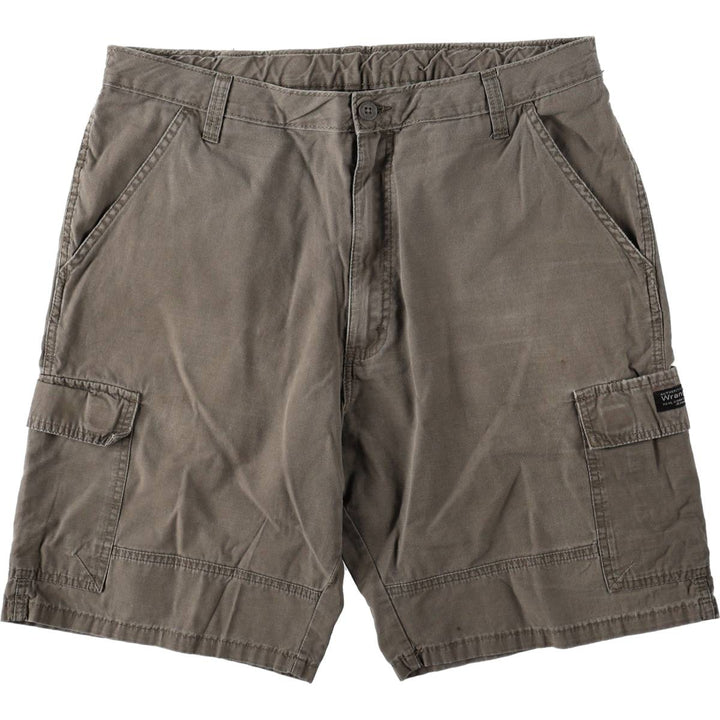 Wrangler Ripstop Cargo Shorts, Men's Size W37 (approx.) cotton Khaki type Vintage Second Hand