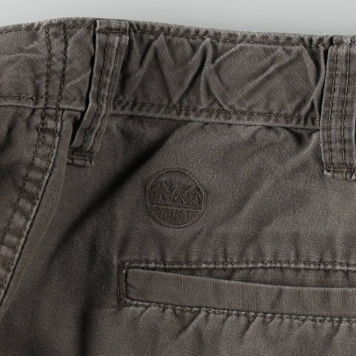 Wrangler Ripstop Cargo Shorts, Men's Size W37 (approx.) cotton Khaki type Vintage Second Hand