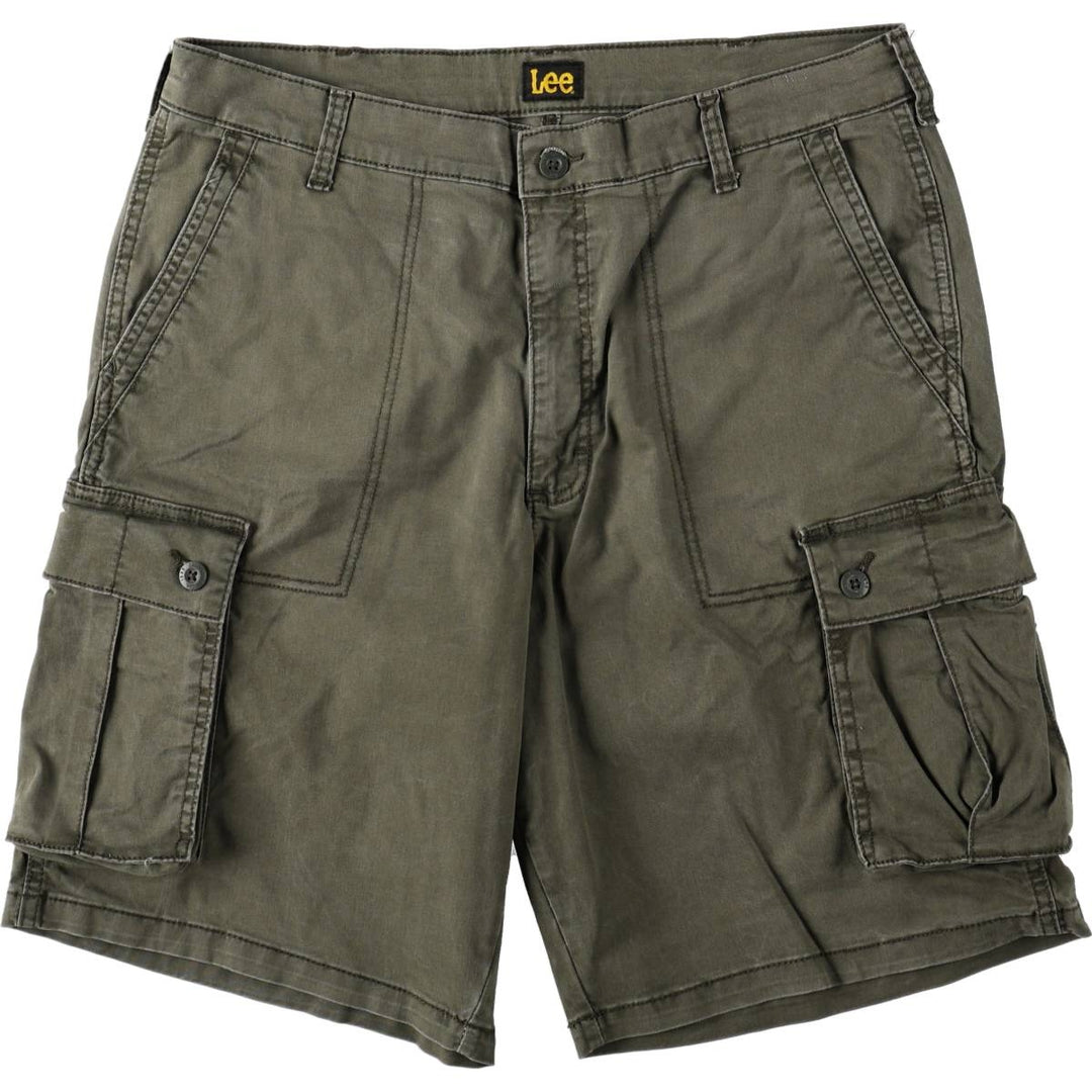 Lee cargo shorts, men's size W37 (approx.) cotton Khaki type Vintage Second Hand