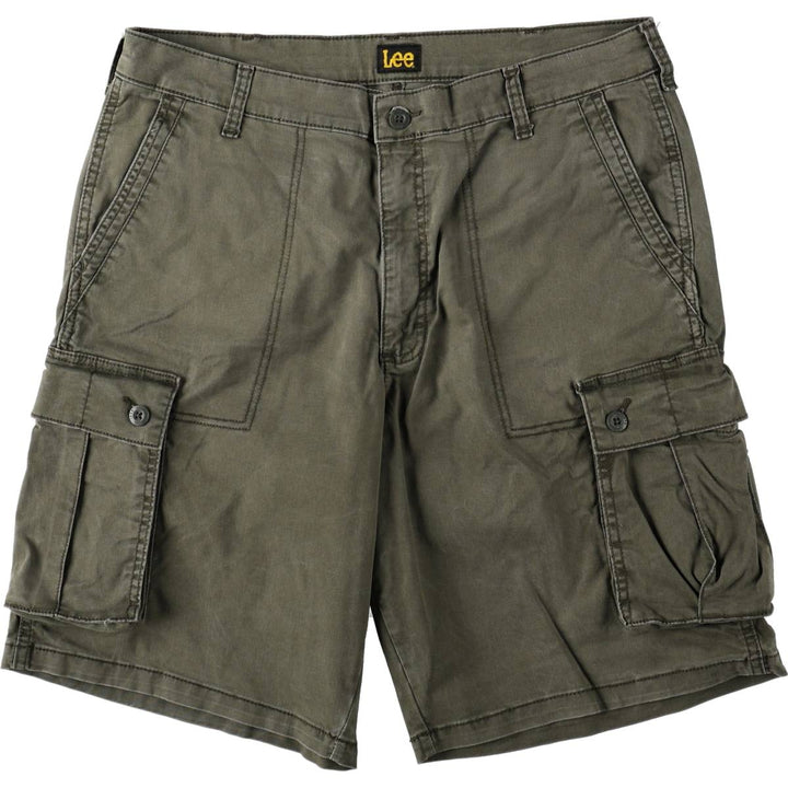 Lee cargo shorts, men's size W37 (approx.) cotton Khaki type Vintage Second Hand