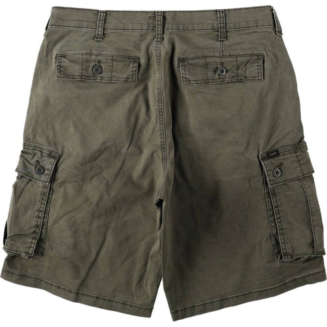 Lee cargo shorts, men's size W37 (approx.) cotton Khaki type Vintage Second Hand