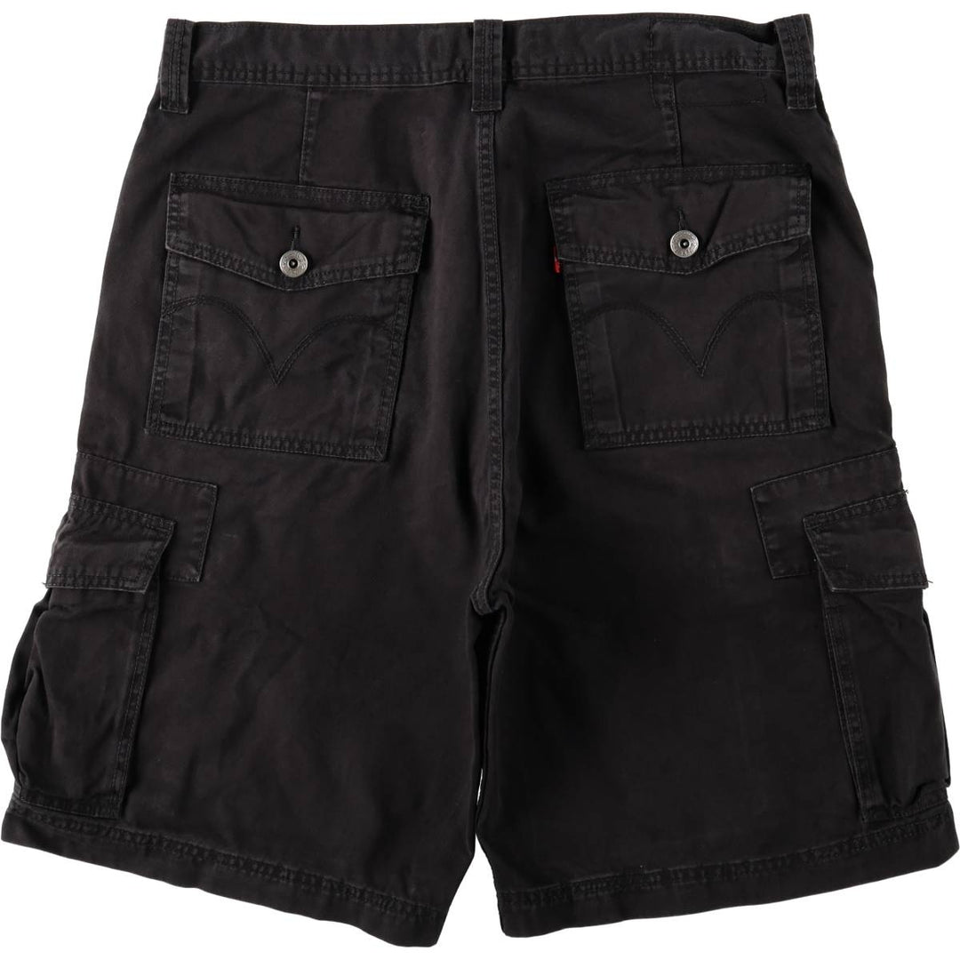 Levi's CARGO Cargo Shorts, Men's Size W37 (approx.) cotton black type Vintage Second Hand