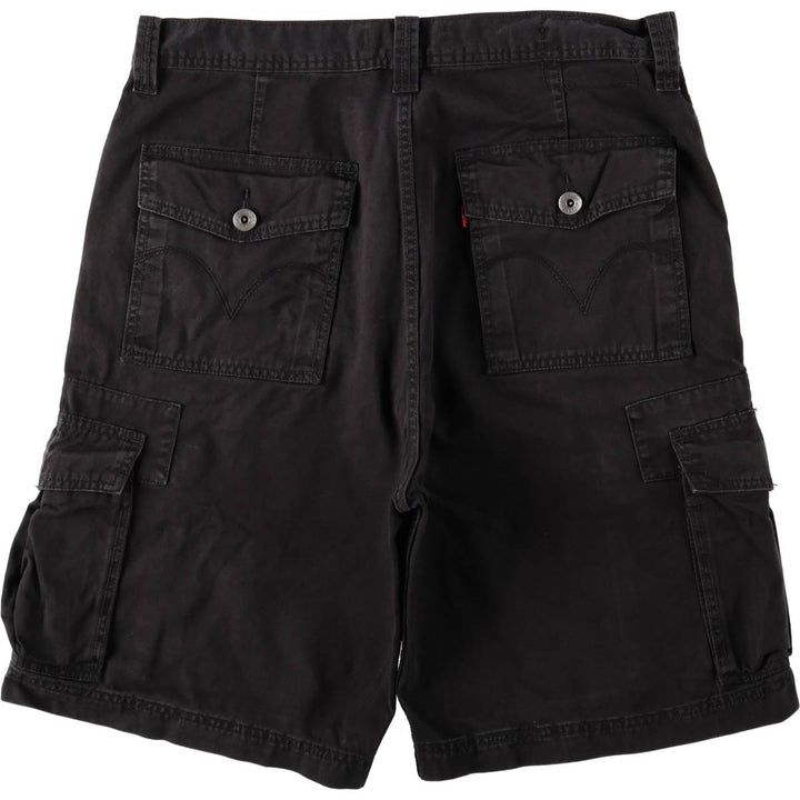 Levi's CARGO Cargo Shorts, Men's Size W37 (approx.) cotton black type Vintage Second Hand