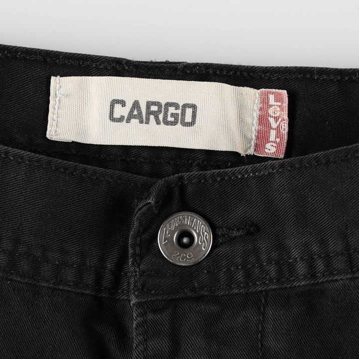 Levi's CARGO Cargo Shorts, Men's Size W37 (approx.) cotton black type Vintage Second Hand