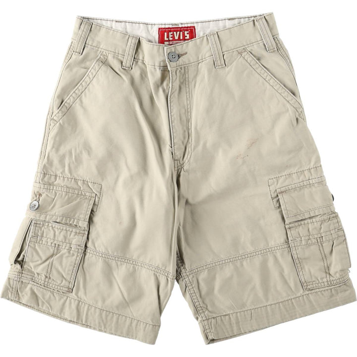 Levi's SQUAD CARGO cargo shorts, men's size W32 (approx.) cotton Beige type Vintage Second Hand