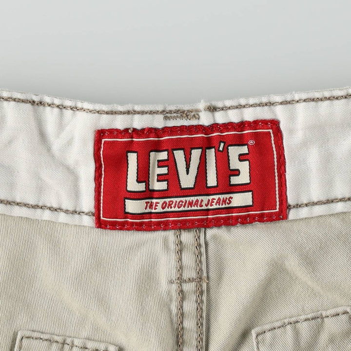 Levi's SQUAD CARGO cargo shorts, men's size W32 (approx.) cotton Beige type Vintage Second Hand