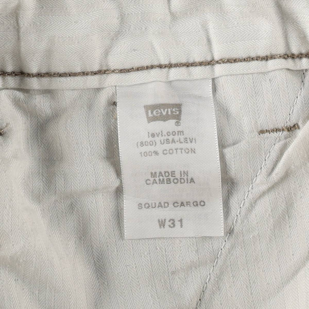 Levi's SQUAD CARGO cargo shorts, men's size W32 (approx.) cotton Beige type Vintage Second Hand