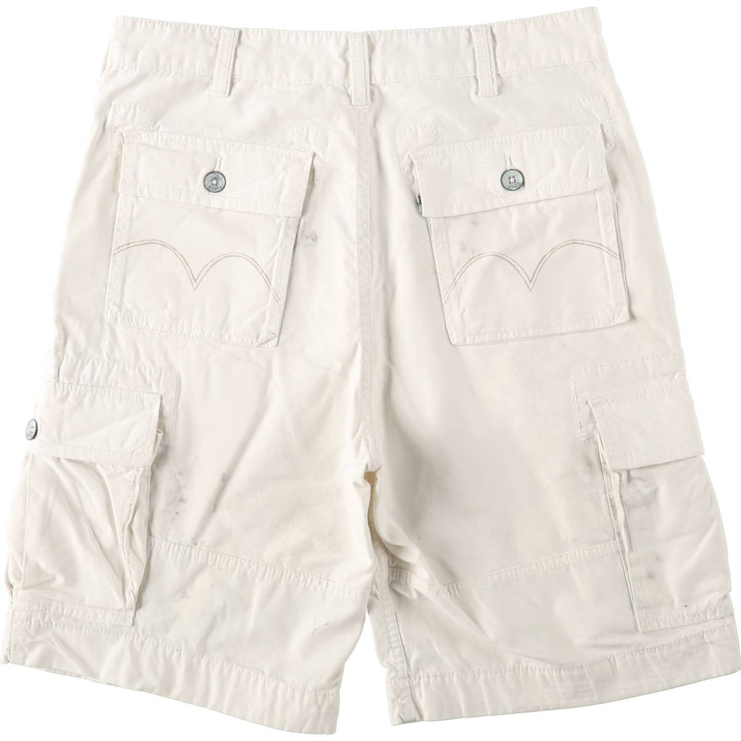 Levi's CARGO Cargo Shorts, Men's Size W38 (approx.) cotton white type Vintage Second Hand