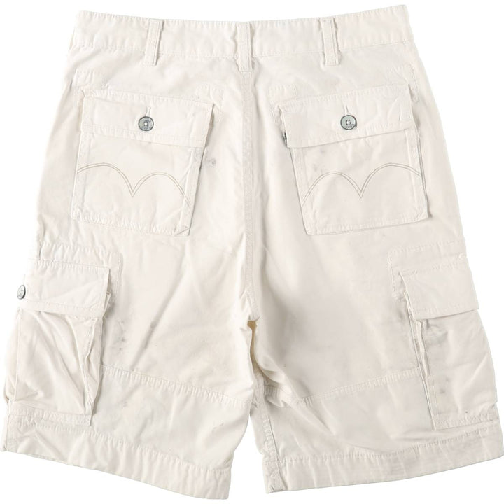 Levi's CARGO Cargo Shorts, Men's Size W38 (approx.) cotton white type Vintage Second Hand