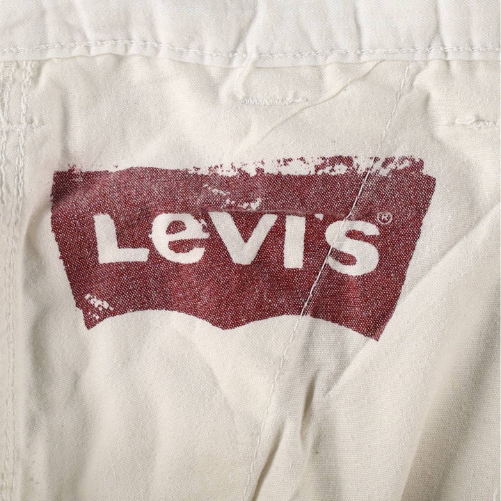 Levi's CARGO Cargo Shorts, Men's Size W38 (approx.) cotton white type Vintage Second Hand
