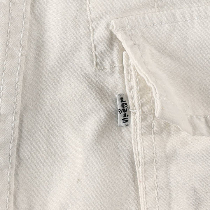 Levi's CARGO Cargo Shorts, Men's Size W38 (approx.) cotton white type Vintage Second Hand