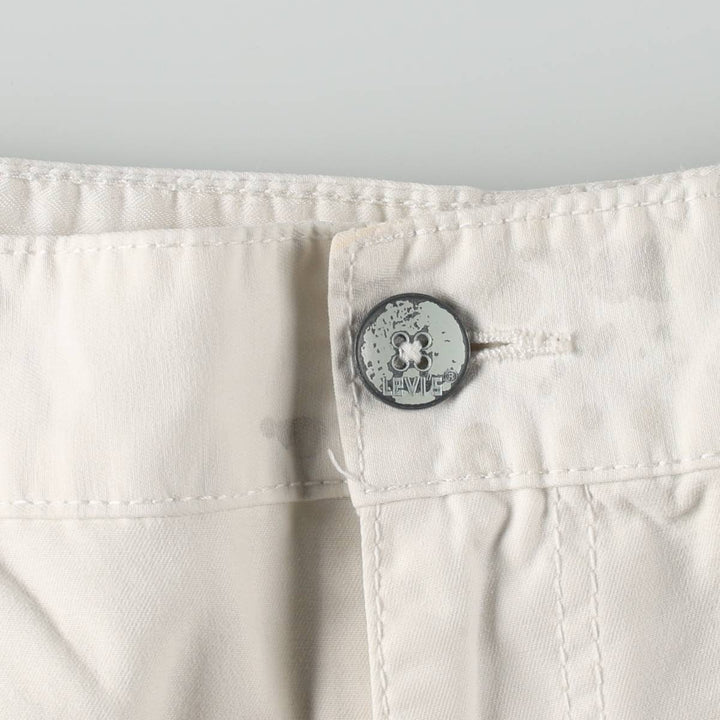 Levi's CARGO Cargo Shorts, Men's Size W38 (approx.) cotton white type Vintage Second Hand