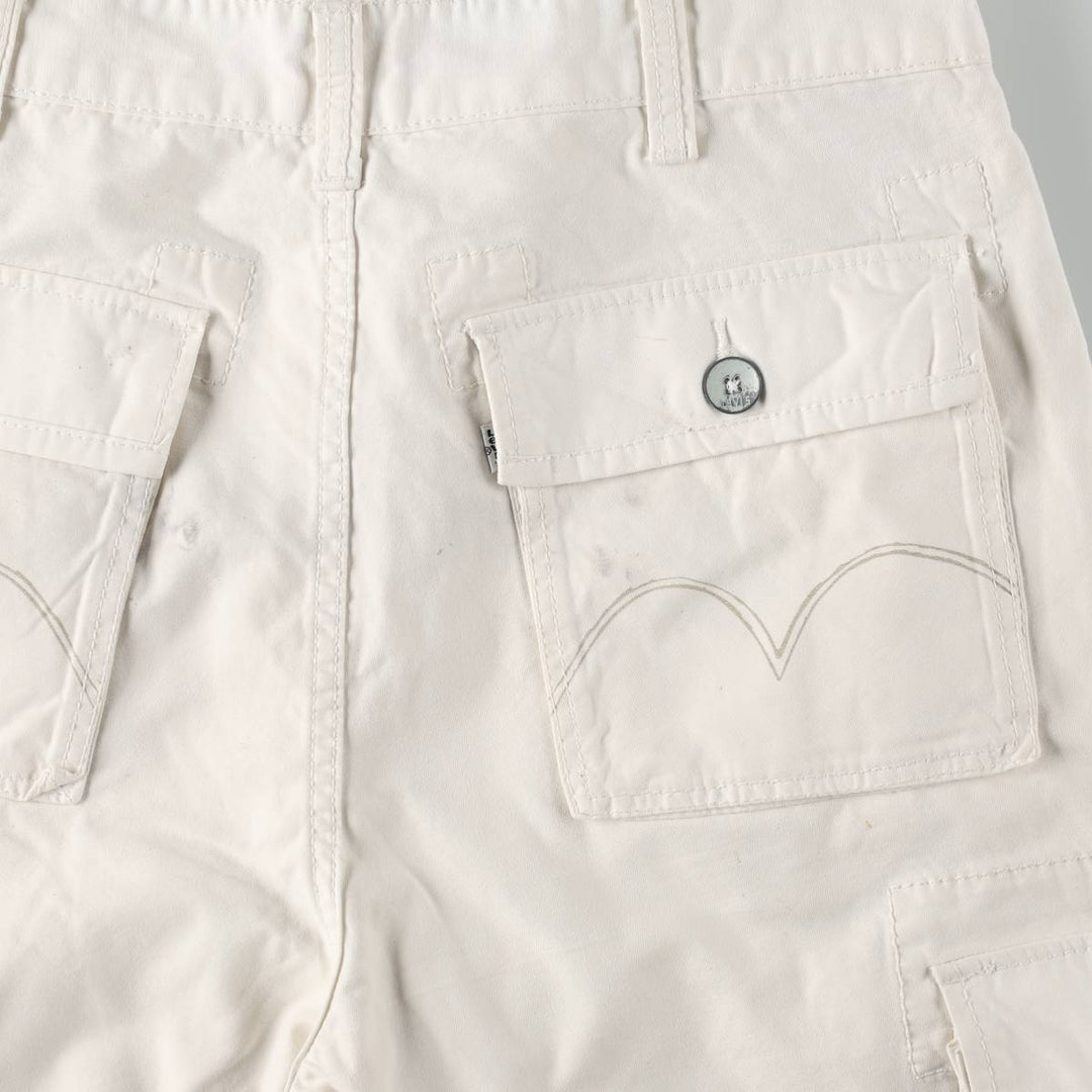 Levi's CARGO Cargo Shorts, Men's Size W38 (approx.) cotton white type Vintage Second Hand