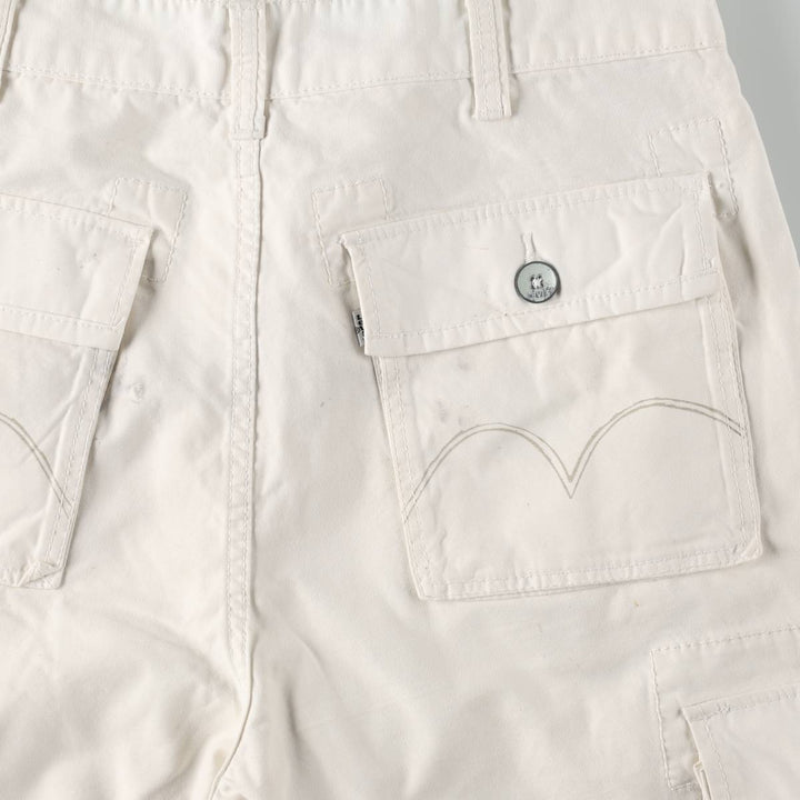Levi's CARGO Cargo Shorts, Men's Size W38 (approx.) cotton white type Vintage Second Hand