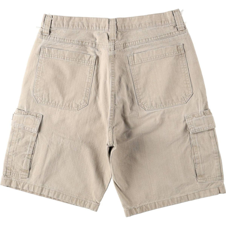 Wrangler cargo shorts, men's size W33 (approx.) cotton Beige type Vintage Second Hand