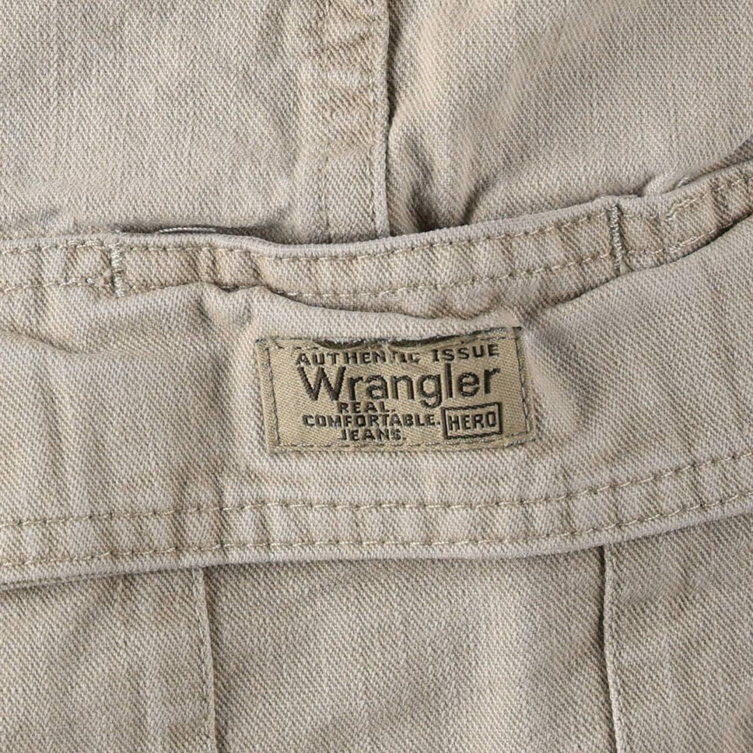 Wrangler cargo shorts, men's size W33 (approx.) cotton Beige type Vintage Second Hand