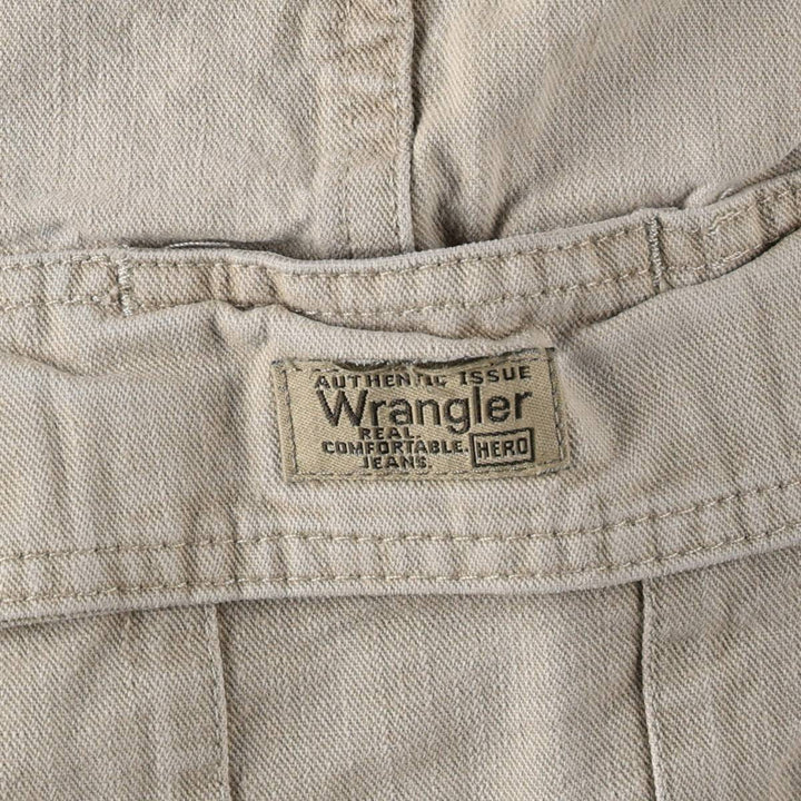 Wrangler cargo shorts, men's size W33 (approx.) cotton Beige type Vintage Second Hand