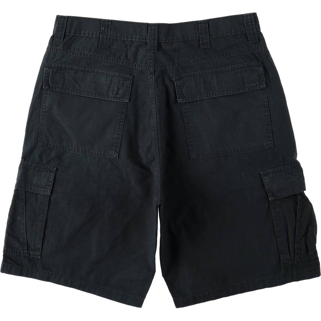 Wrangler cargo shorts, men's size W35 (approx.) cotton black type Vintage Second Hand
