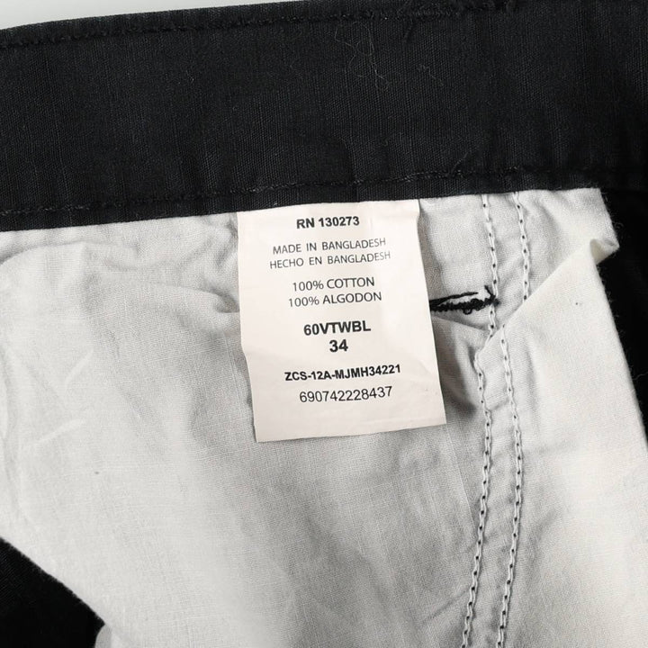 Wrangler cargo shorts, men's size W35 (approx.) cotton black type Vintage Second Hand