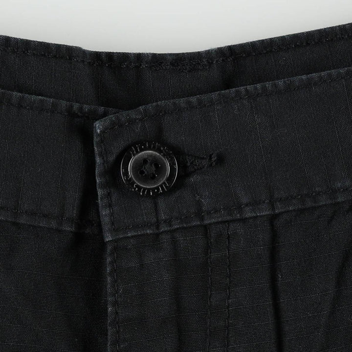 Wrangler cargo shorts, men's size W35 (approx.) cotton black type Vintage Second Hand