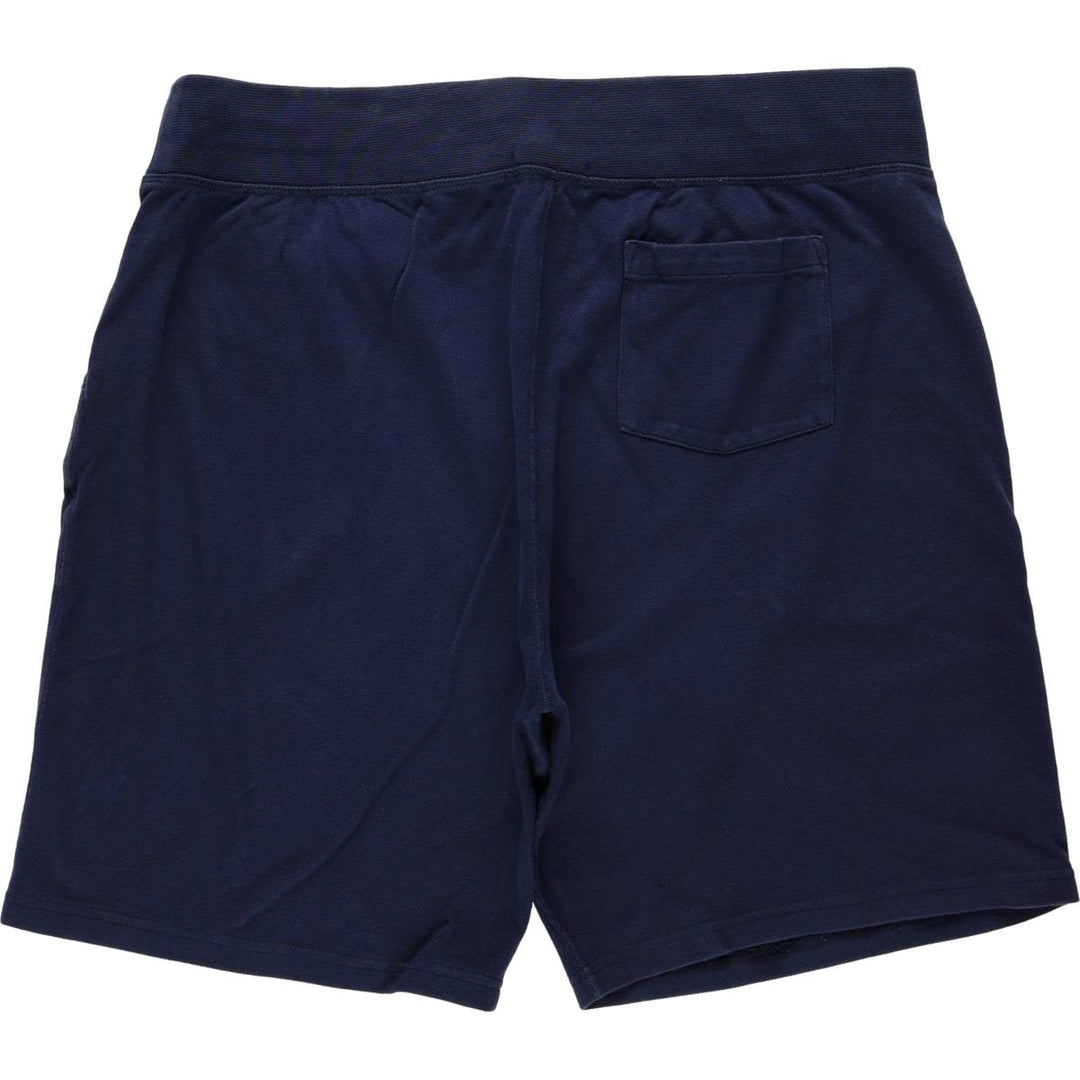 Ralph Lauren POLO RALPH LAUREN Big Pony Piqué Sweat Shorts, Men's XXL equivalent. cotton navy blue type Vintage Second Hand