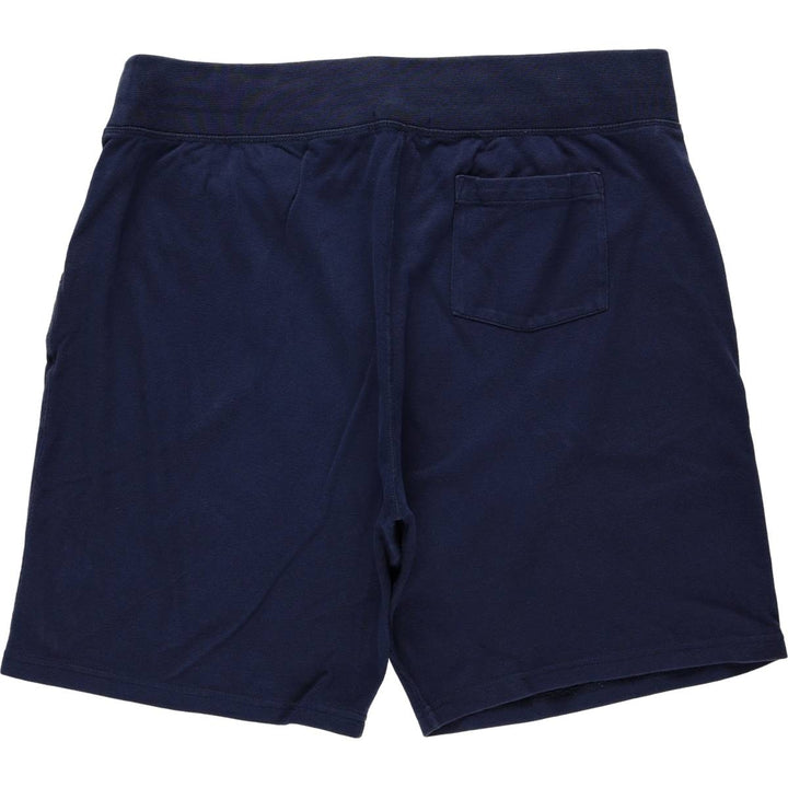 Ralph Lauren POLO RALPH LAUREN Big Pony Piqué Sweat Shorts, Men's XXL equivalent. cotton navy blue type Vintage Second Hand