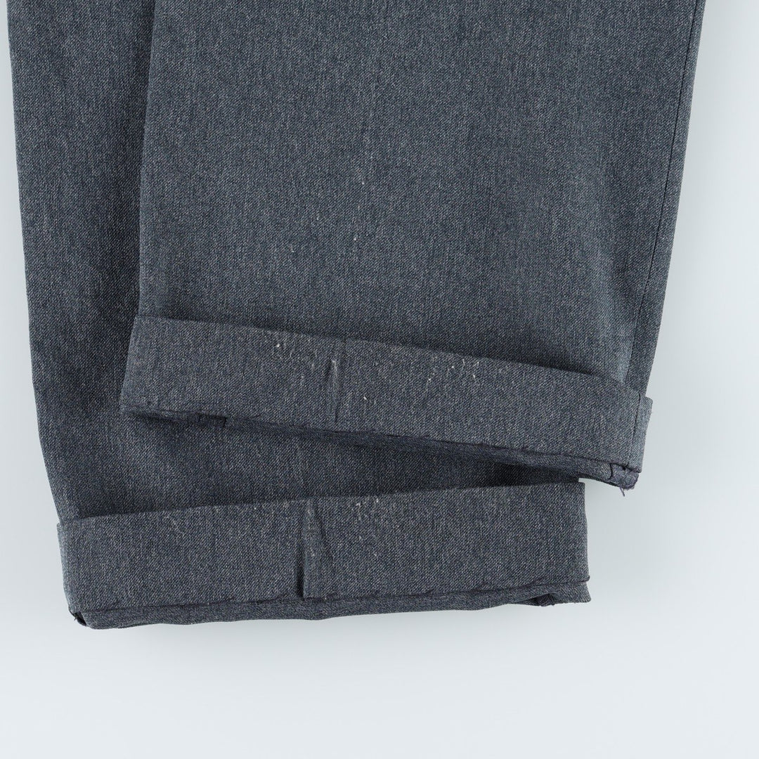 Vintage 1980'S Levi's Action Slacks, Made in USA, Men's Size W32 unclear Charcoal Vintage Second Hand