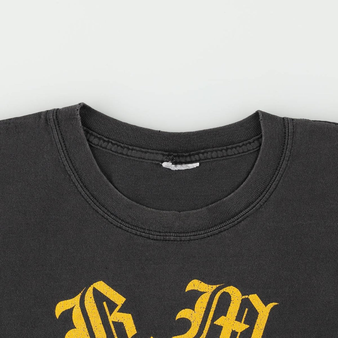 Poker Run Motorcycle Bike T-Shirt (Men's Size M) unclear black type Vintage Second Hand