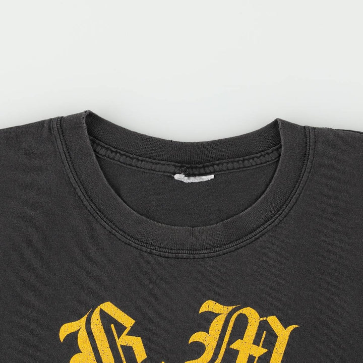 Poker Run Motorcycle Bike T-Shirt (Men's Size M) unclear black type Vintage Second Hand