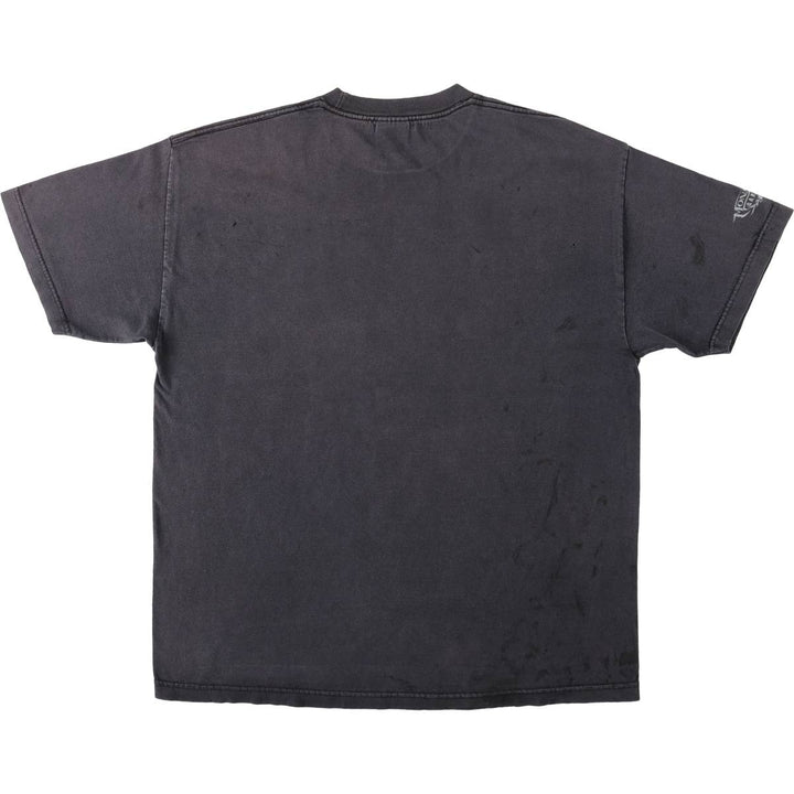 2000'S ALSTYLE MONSTER GARAGE Motorcycle T-shirt, Made in USA, Men's XL equivalent. cotton black type Vintage Second Hand