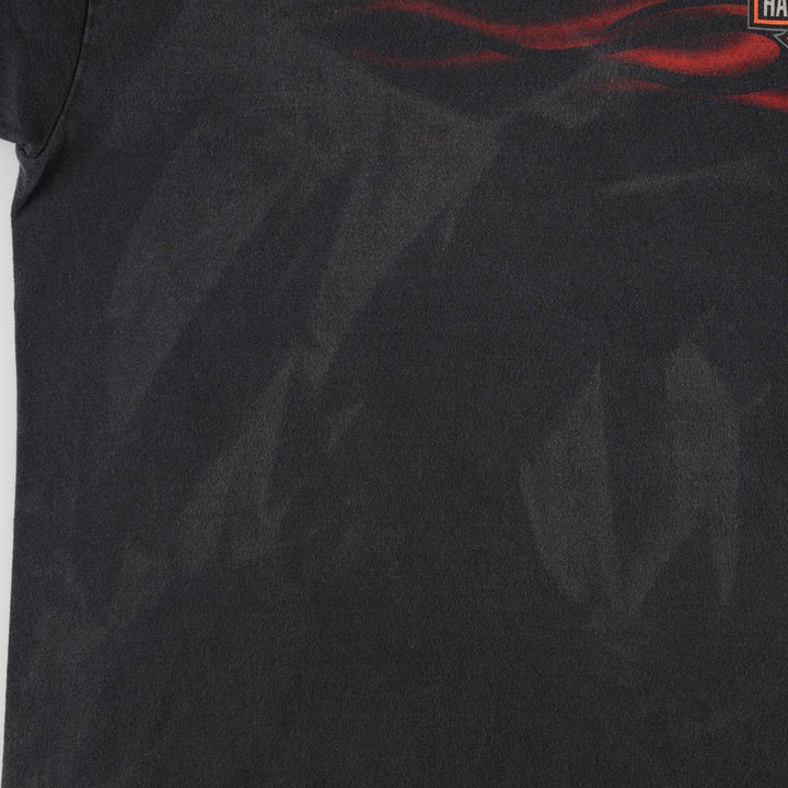 Harley-Davidson Motorcycle Bike T-shirt, Men's Medium cotton black type Vintage Second Hand