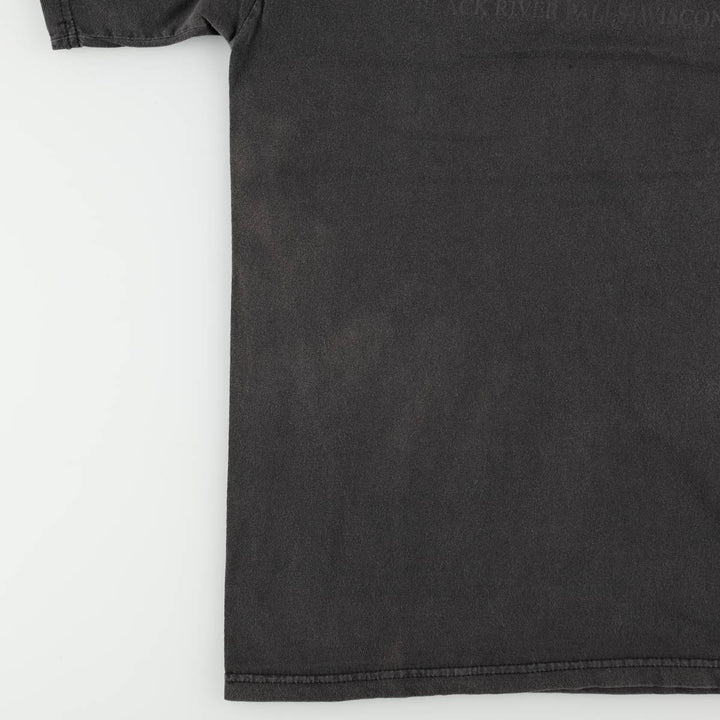 00'S Harley-Davidson Motorcycle Bike T-shirt Men's L size cotton black type Vintage Second Hand