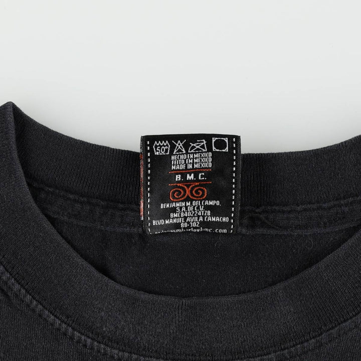 Big Size Harley-Davidson Sleeveless Motorcycle T-Shirt (Men's XXXL equivalent) cotton black type Vintage Second Hand
