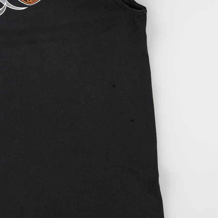 Big Size Harley-Davidson Sleeveless Motorcycle T-Shirt (Men's XXXL equivalent) cotton black type Vintage Second Hand
