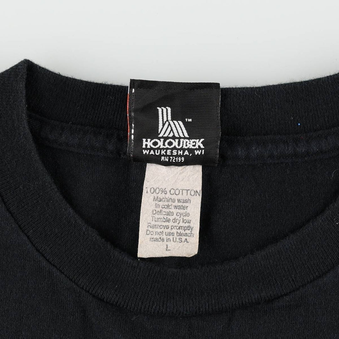 00'S Harley-Davidson Sleeveless Motorcycle Bike T-shirt Made in USA Men's L size cotton black type Vintage Second Hand