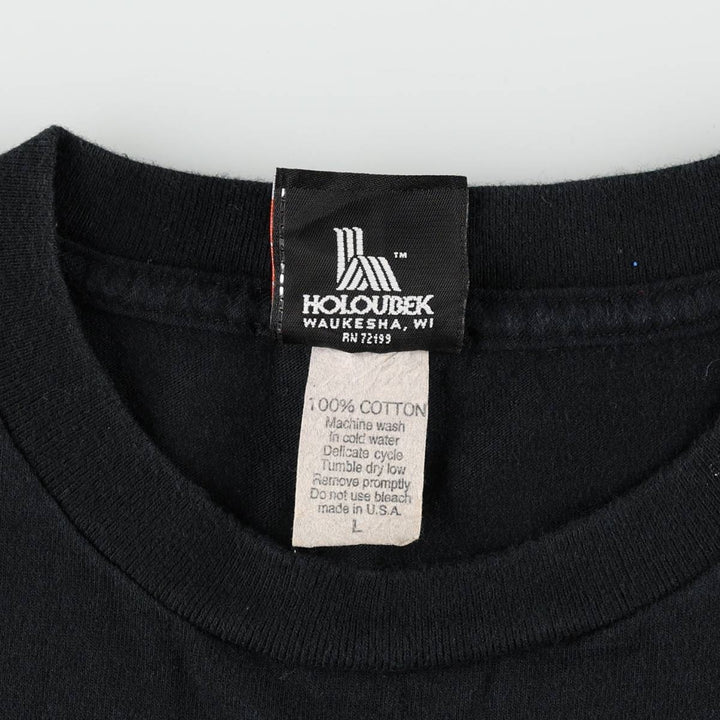 00'S Harley-Davidson Sleeveless Motorcycle Bike T-shirt Made in USA Men's L size cotton black type Vintage Second Hand